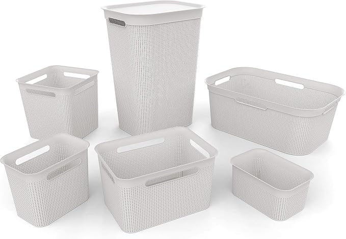 Rotho, Laundry collector 50 l, Plastic BPA-free, anthracite - Image 7
