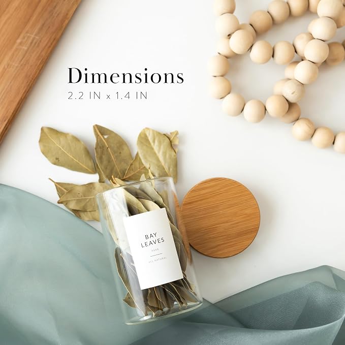 Minimalist Spice Labels for Glass Jars - Image 3