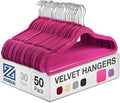 Zober Velvet Hangers 50 Pack by ZOBER