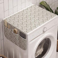 Ambesonne Hipster Washing Machine Organizer, Hand Drawn Nostalgic Fun Dance by Ambesonne