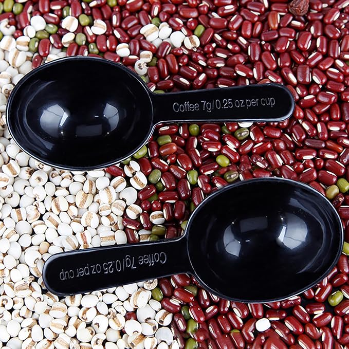 12PCS 7g Tablespoon Scoop Plastic Coffee Bean Measuring Spoon Black Coffee - Image 4