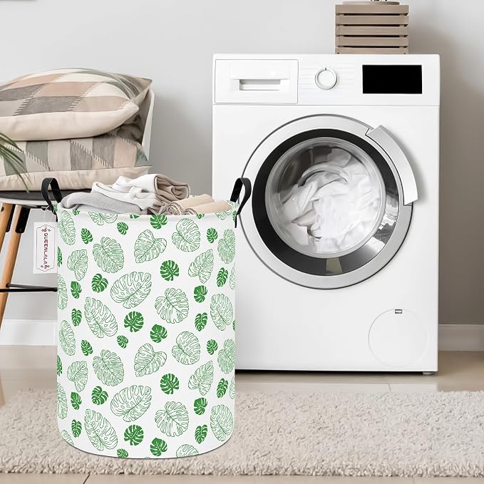QUEENLALA Large Storage Basket, Laundry Hamper/Bathroom/Home Decor/Collapsible - Image 4