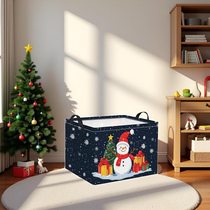 Rectangular Christmas Basket Trick or Treat Spooky Boo Basket - Image 2