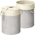 Simple Houseware 74L Collapsible Laundry Hamper, Round Cotton Basket by SimpleHouseware