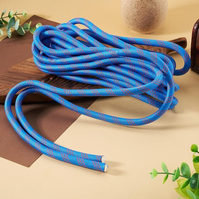 FASHEWELRY 5.47 Yards 8mm Round Polyester Cord Rope Thick Braid Macrame Cord - Image 5