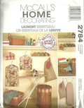 OOP McCall's Pattern 2784. Laundry Essentials: Ironing Board Cover; Hamper & by McCalls