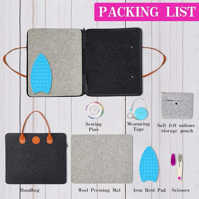 Rdutuok 17“x13.5” Wool Pressing Mat - Image 9