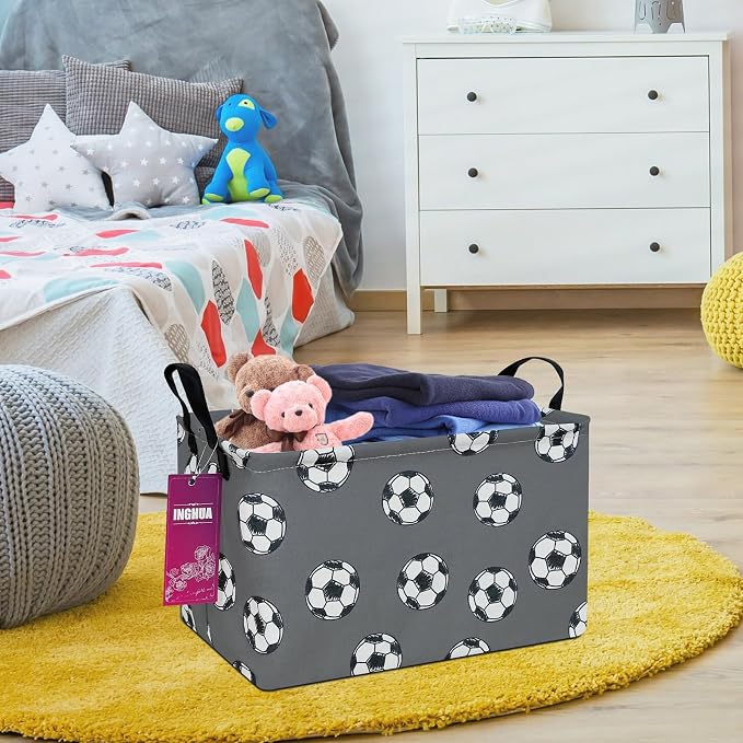 Rectangular Storage Basket Fabric Organizer Bin - Image 4
