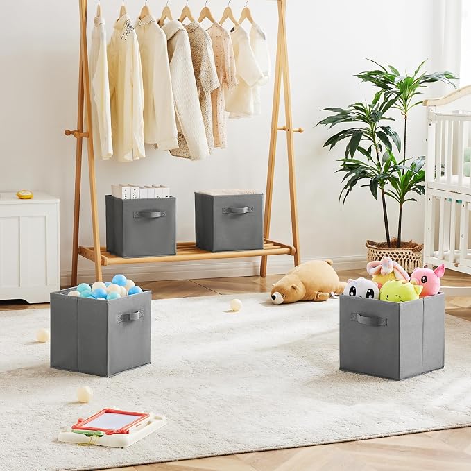 MAX Houser 6 Pack Foldable Fabric Storage Bins - Image 6