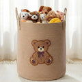LemonRoad Bear Laundry Hamper Large Cotton Rope Storage Basket Woven Storage by Unknown