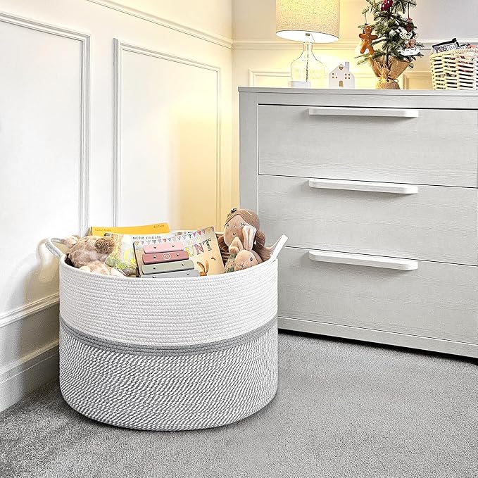 CHICVITA 85L Large Blanket Basket - Image 8