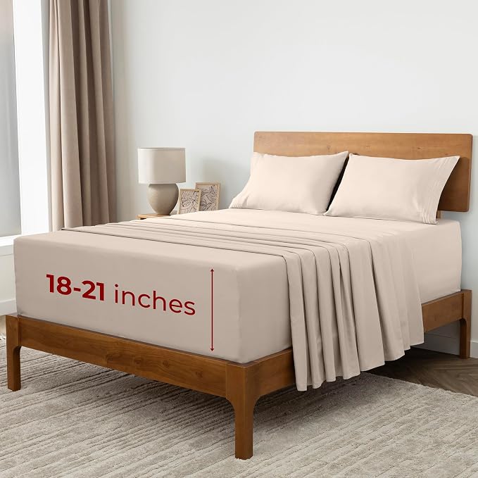 Mellanni Extra Deep Split King Sheets by Mellanni