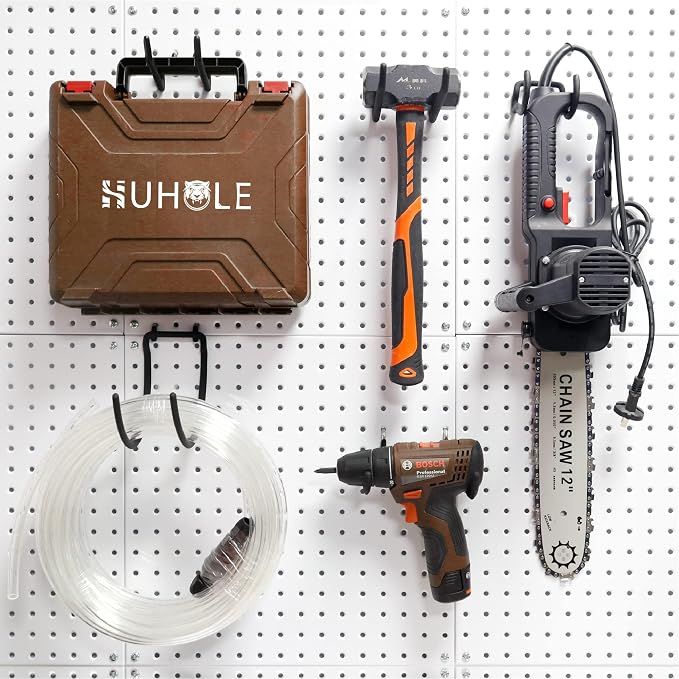 HUHOLE 10-Pack Heavy Duty Pegboard Hooks - Image 6