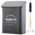Magnetic Lint Bin for Laundry Room, Wall Mounted Lint Trash can by Monjita