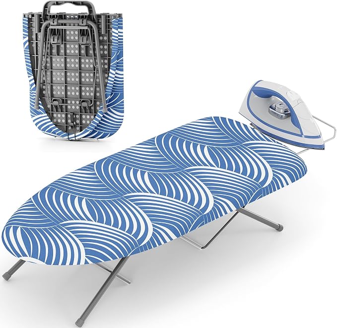 KINGBOARD Tabletop Ironing Board, Small Ironing Boards by KINGBOARD