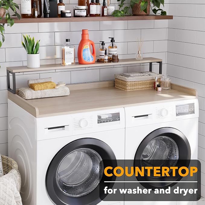 SpaceAid 2-Tier Washer Dryer Countertop, Laundry Topper - Image 2