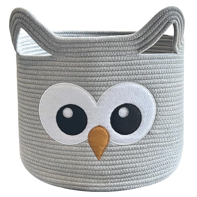 VK VK·LIVING Owl Storage Basket by VKVK%C2%B7LIVING