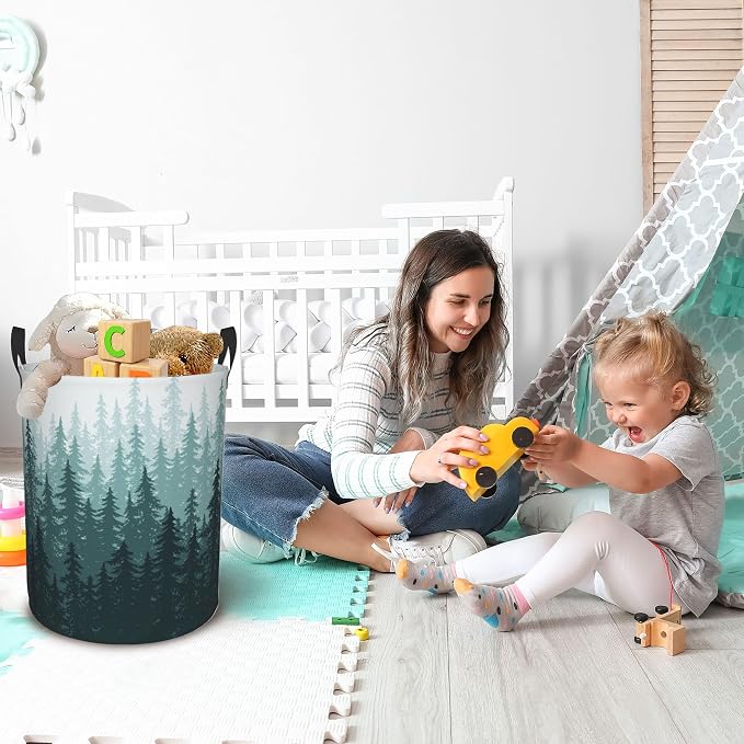 Laundry Basket, Dirty Clothes Basket, Foldable Waterproof Oxford Cloth Storage - Image 7