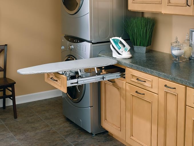 Rev-A-Shelf Pull Out Adjustable Folding Retractable Ironing Board - Image 9