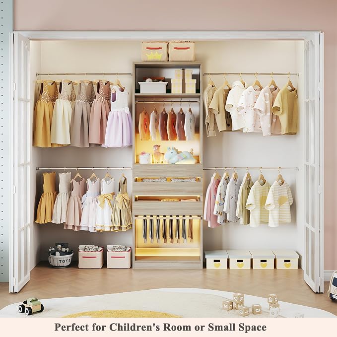 Closet System, 4-8FT Closet Organizer - Image 7
