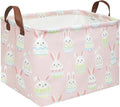 FXOLCSHE Rectangular Easter basket, Girl Easter basket, Nursery Hamper by FXOCSHE