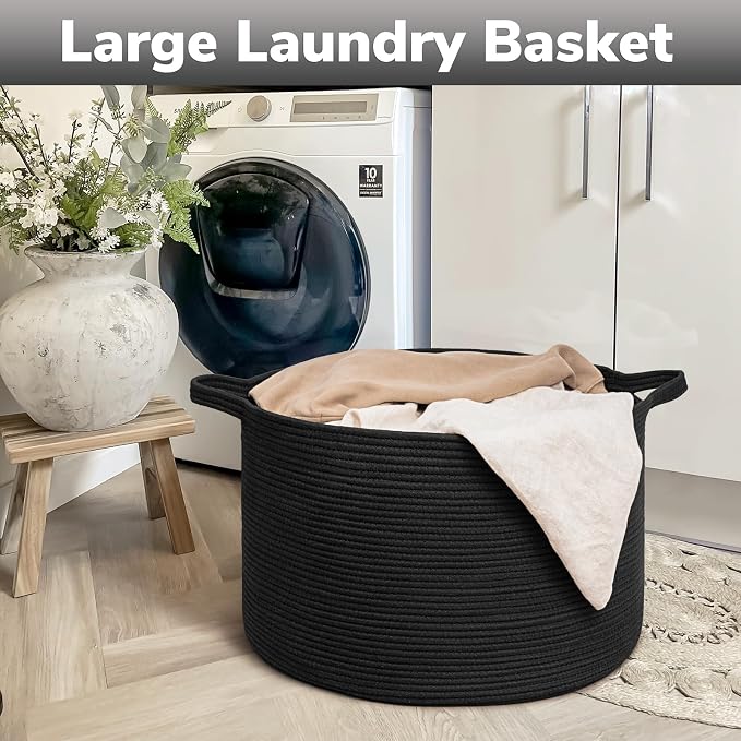 Goodpick Large Blanket Basket, Kids Toy Storage Organizer Bins - Image 4
