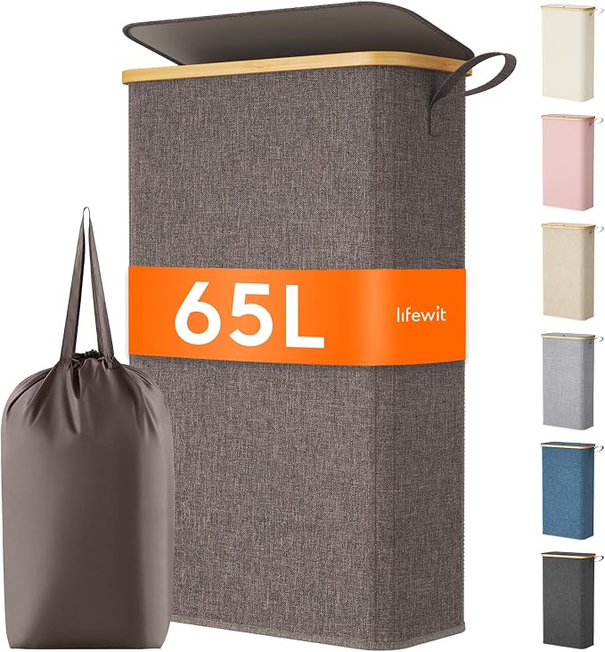 Lifewit 65L Slim Laundry Hamper by Lifewit