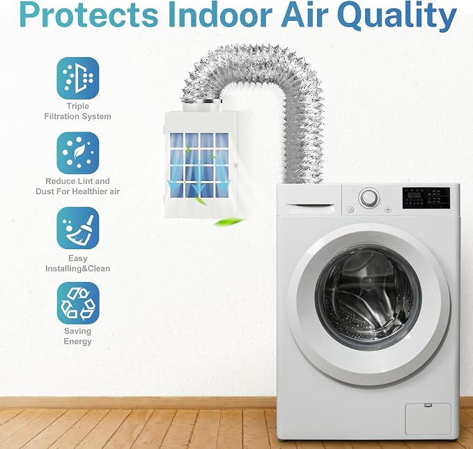 Indoor Dryer Vent Kit, Dryer Vent Box - Image 7