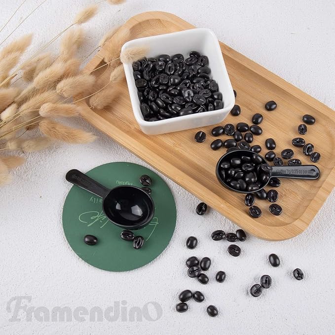 Framendino, 12 Pack Plastic Coffee Measuring Spoons Short Handle Scoops - Image 5