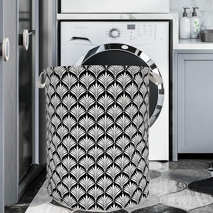 Merdes 19.7’’ Waterproof Foldable Laundry Hamper, Dirty Clothes Laundry Basket - Image 2