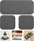 3PCS Water Absorbing Diatomaceous Earth Tray by WALLQMER