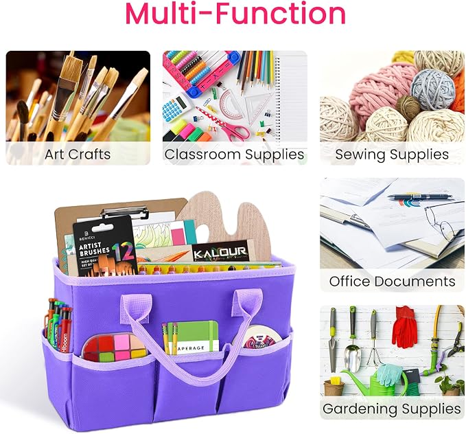 Godery Desktop Tote and Organizer, Teacher Helper caddy Bag - Image 2