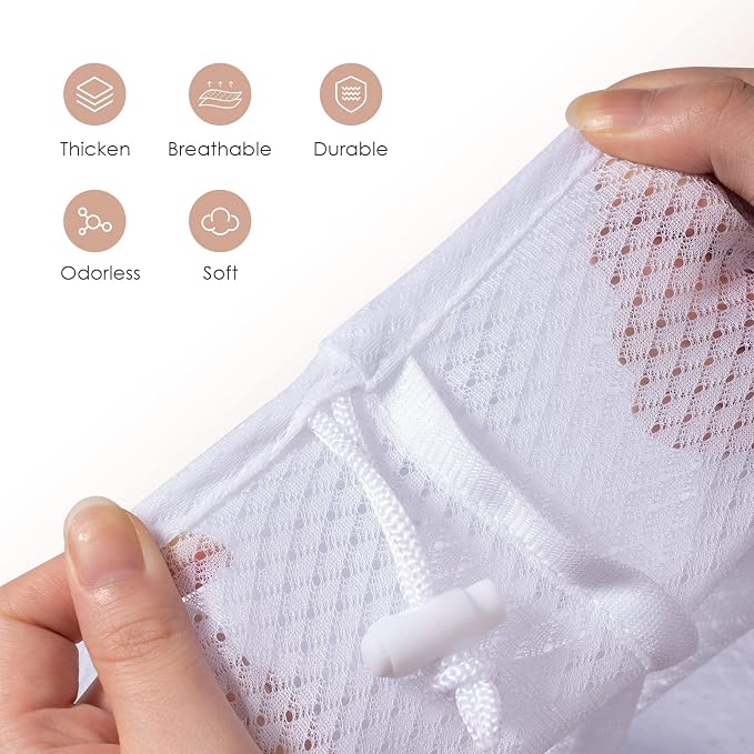 Meowoo Large Mesh Laundry Bag, 27×36inch Heavy Duty Mesh Laundry Bags - Image 4