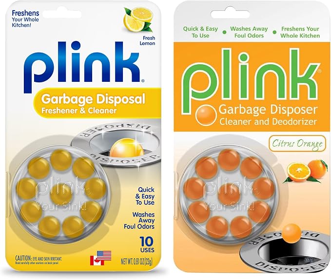 Plink Garbage Disposal Cleaner & Deodorizer, Freshener & Odor Removing Balls by Plink