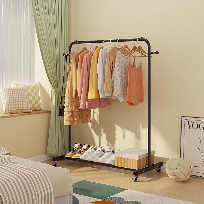 Sywhitta Clothing Rack on Wheels - Image 6