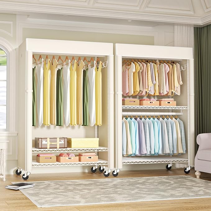 FUTASSI White Clothing Rack - Image 2