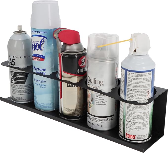 BISupply Large Spray Bottle Holder Wall Mount Bottle Caddy, Empty - 32oz Spray by BISupply