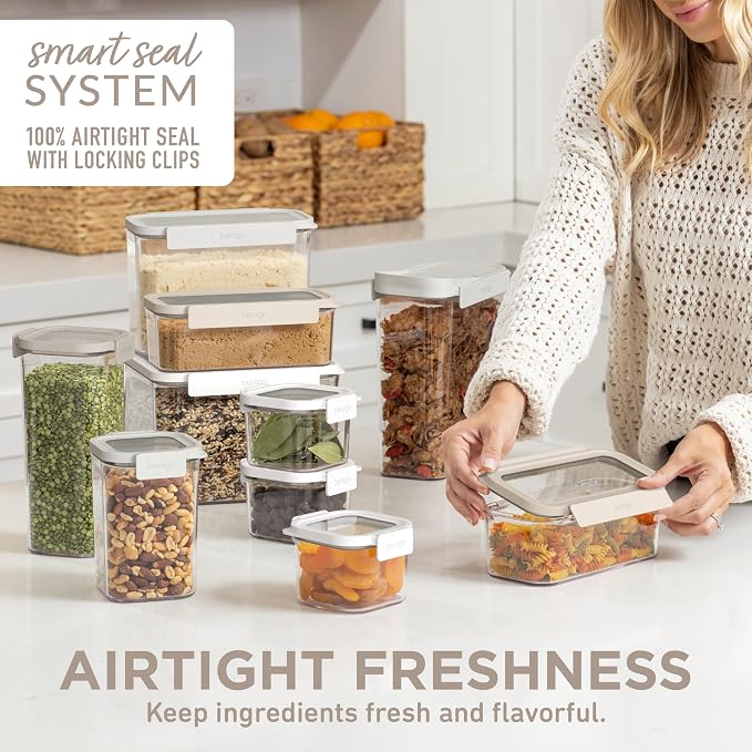 Bentgo Pantry - 22-Piece Airtight Food Storage Containers, Locking Lids - Image 4