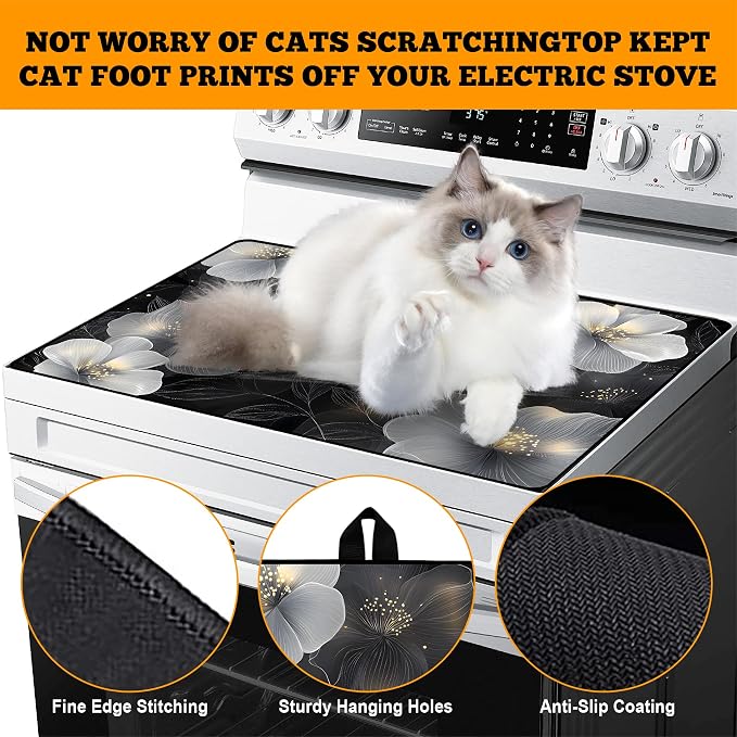 Multi-Design Stove Top Cover for Glass/Electric Stoves - Image 4