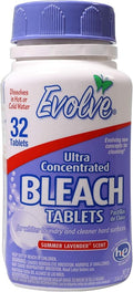 Evolve Concentrated Bleach Tablet 32 ct Summer Lavender by Evolve