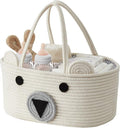 DECOMOMO Teddy Bear Basket, Diaper Caddy Basket, Baby Baskets by DECOMOMO