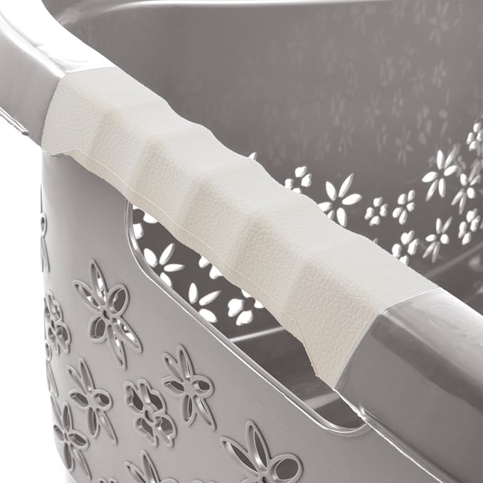 keeeper Ergonomic Laundry Basket, Air Permeable Design, Non-Slip Soft Handles - Image 4