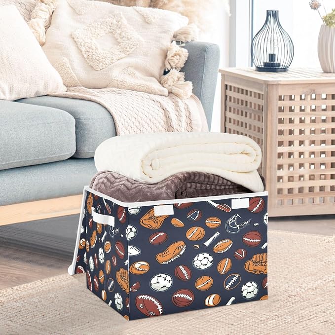 STAYTOP Sports Balls and Gloves Collapsible Storage Bin - Image 5