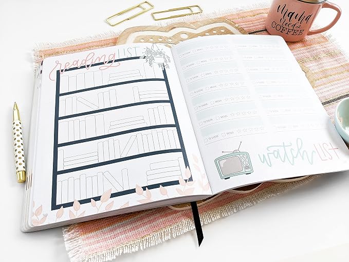 Weekly Planner - Cute Dot Bullet Paper Planner Notebooks and Journal - Image 5