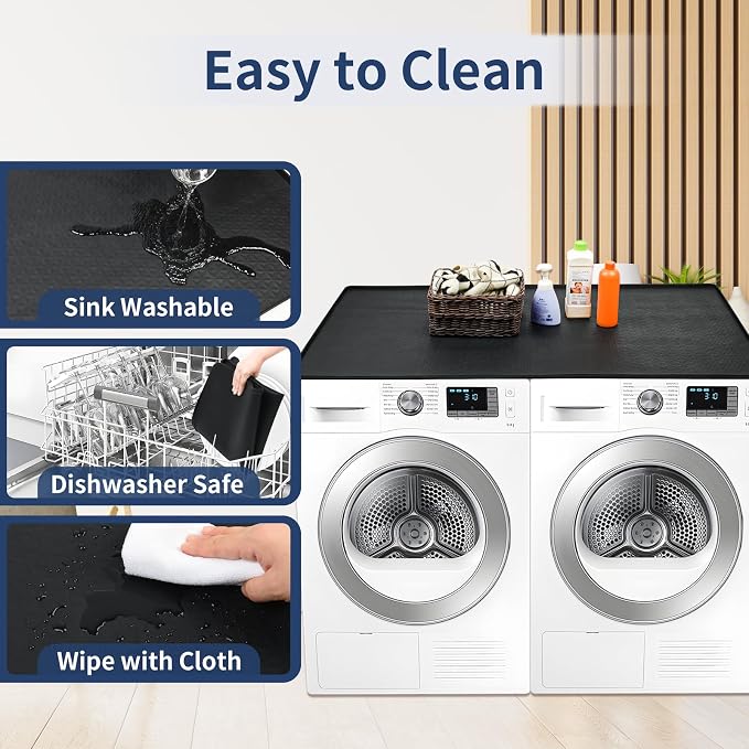 54" x 27.5" Silicone Washer Dryer Countertop Mat - Image 4
