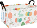 LANGYASHAN Rectangular Storage Bin Collapse Canvas Fabric Cartoon Storage Basket by LANGYASHAN