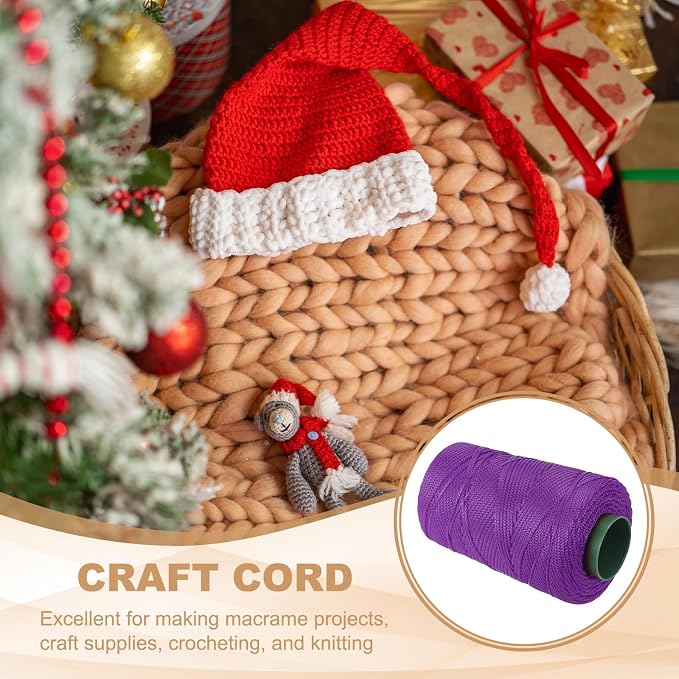 YELARXI Polyester Macrame Cord, 3mm x 219 Yards Polypropylene Macrame Cords - Image 4