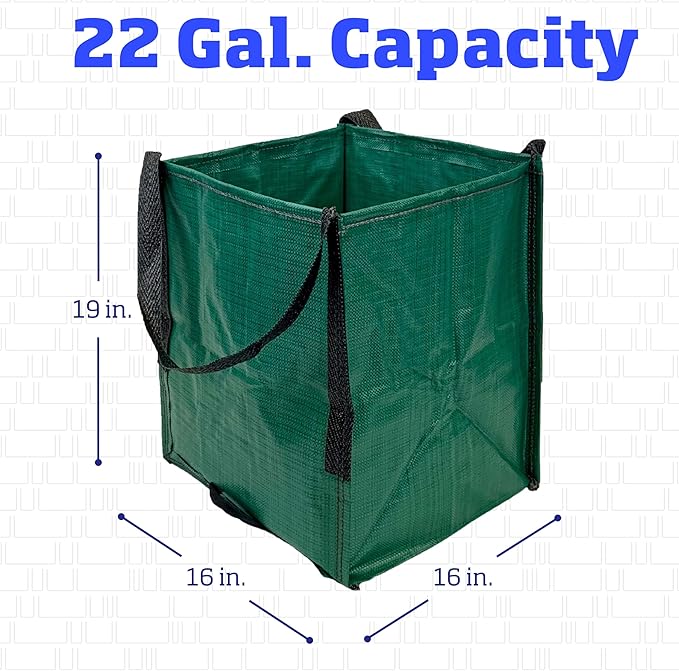 DURASACK Heavy Duty Storage Tote Bag 22-Gallon Rugged Woven Polypropylene - Image 6