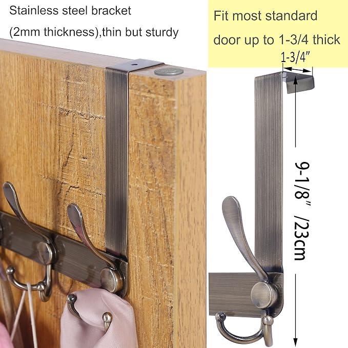 WEBI Over The Door Hook Door Hanger Hook Rack - Image 4