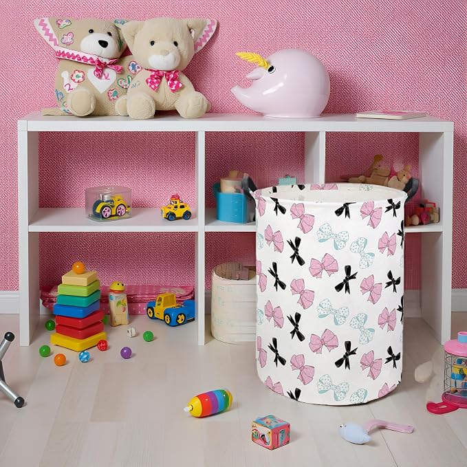 HIYAGON Butterfly Baby Laundry Basket Baby Hamper - Image 2
